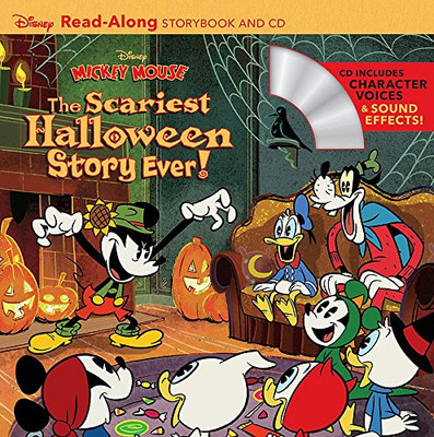 Disney Mickey Mouse: The Scariest Halloween Story Ever! Read-Along Storybook And Cd