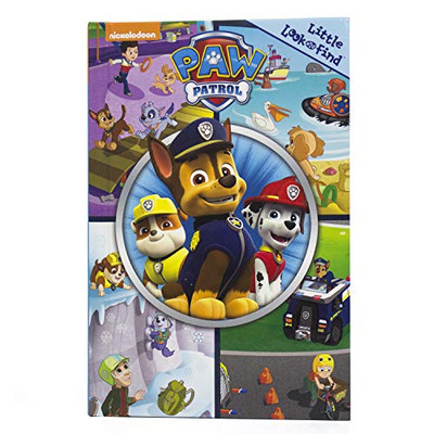 Nickelodeon Paw Patrol Chase, Skye, Marshall, And More! - Little Look And Find Activity Book - Pi Kids