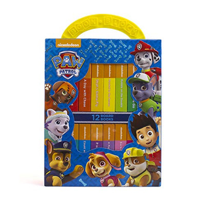 Nickelodeon Paw Patrol Chase, Skye, Marshall, And More! - My First Library Board Book Block 12-Book Set - Pi Kids