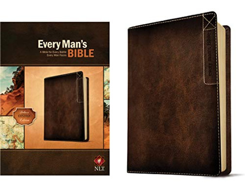 Every Man'S Bible: New Living Translation, Deluxe Explorer Edition (Leatherlike, Brown) Â Study Bible For Men With Study Notes, Book Introductions, And 44 Charts
