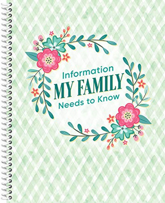 Information My Family Needs To Know Organizer