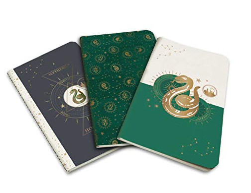 Harry Potter: Slytherin Constellation Sewn Pocket Notebook Collection (Set Of 3) (Harry Potter: Constellation)