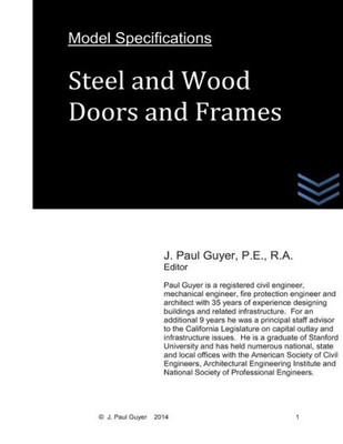 Model Specifications: Steel and Wood Doors and Frames