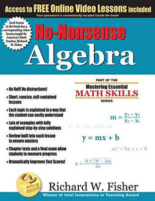 No-Nonsense Algebra: Part Of The Mastering Essential Math Skills Series