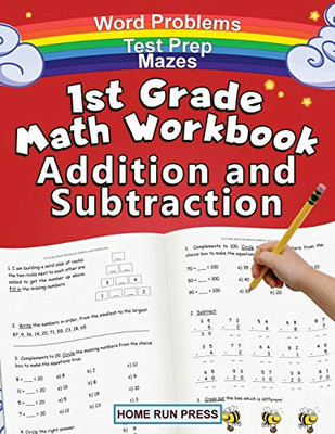 1St Grade Math Workbook Addition And Subtraction: Grade 1 Workbooks, Math Books For 1St Graders, Ages 4-8