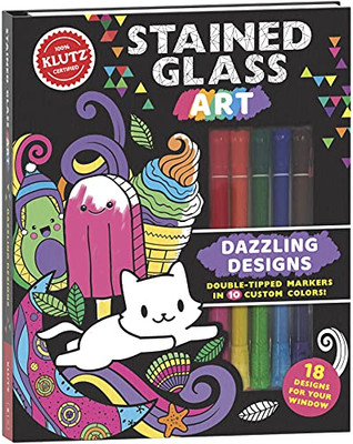 Stained Glass Art: Dazzling Designs (Klutz Activity Book)