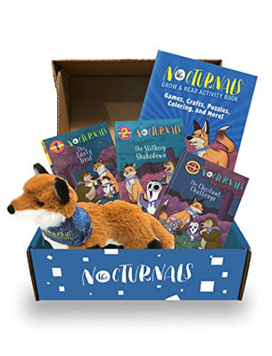 The Nocturnals Grow & Read Activity Box: Early Readers, Plush Toy, And Activity Book - Level 1Â3 (The Nocturnals Activity Box Series, 2)