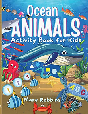 Ocean Animals Activity Book For Kids