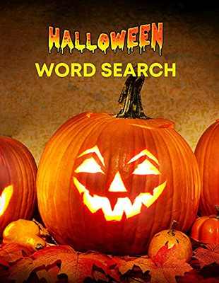 Halloween Words Search: 40 Puzzles With Word Search And Solutions 53 Pages