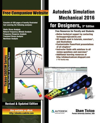 Autodesk Simulation Mechanical 2016 for Designers, 3rd Edition
