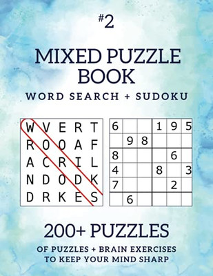 Mixed Puzzle Book #2: Word Search & Sudoku (Mixed Puzzle Books)