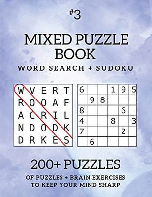 Mixed Puzzle Book #3: Word Search & Sudoku (Mixed Puzzle Books)