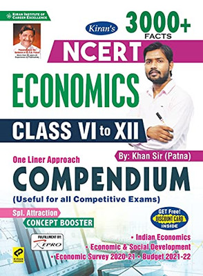 Ncert Class Vi-Xii Economics (E) One Liner Approach Compendium (By Khan Sir)