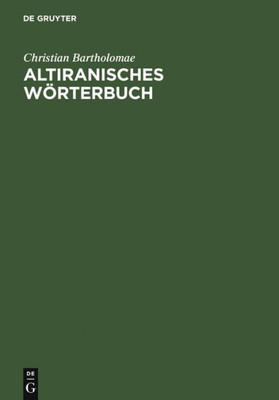 Altiranisches WÃ¶rterbuch