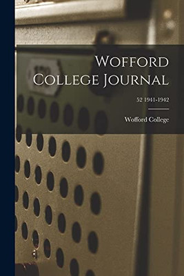 Wofford College Journal; 52 1941-1942
