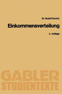 Theorie Der Einkommensverteilung