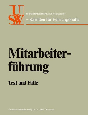 MitarbeiterfÃ¼hrung: Text Und FÃ¤lle