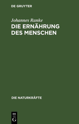 Die ErnÃ¤hrung Des Menschen