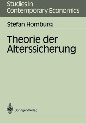Theorie Der Alterssicherung