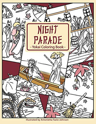 Night Parade: Yokai Coloring Book
