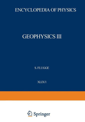 Geophysics III / Geophysik III: Part I / Teil I
