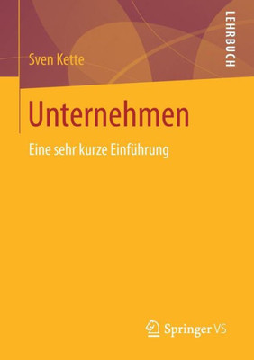 Unternehmen: Eine Sehr Kurze EinfÃ¼hrung