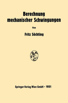 Berechnung Mechanischer Schwingungen