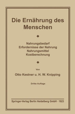 Die ErnÃ¤hrung Des Menschen