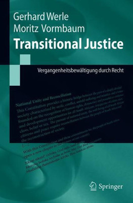 Transitional Justice: VergangenheitsbewÃ¤ltigung Durch Recht