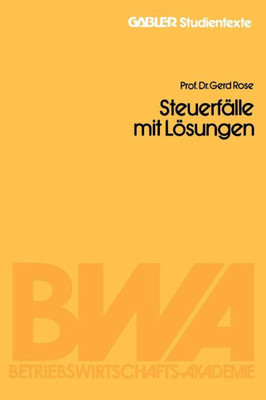 SteuerfÃ¤lle Mit LÃ¶sungen