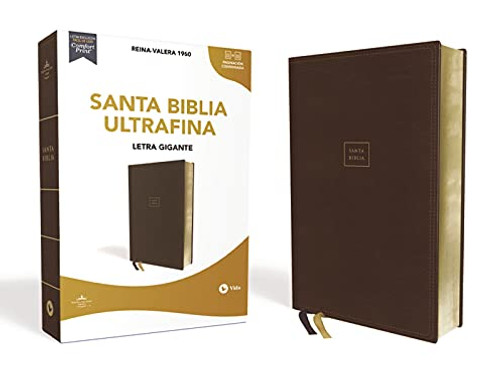 Reina Valera 1960 Santa Biblia Ultrafina, Letra Gigante, Leathersoft, Café, Interior a dos colores (Spanish Edition)