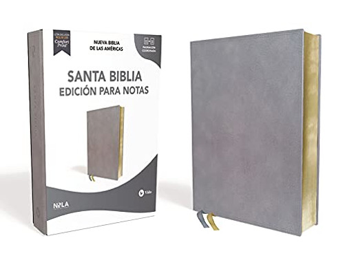 NBLA Santa Biblia Edición para Notas, Leathersoft, Azul Pizarra, Letra Roja (Spanish Edition)