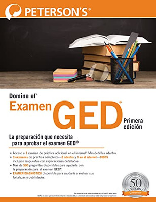 Domine el Examen del GED®, Primera Edición: (Master the GED® Test, 1st Edition, in Spanish) (Domine El Examen Ged En Espanol) (Spanish Edition)
