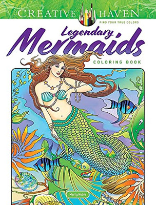 Creative Haven Legendary Mermaids Coloring Book (Creative Haven Coloring Books)