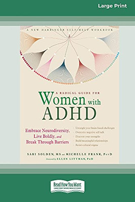 A Radical Guide for Women with ADHD: A Four-Week Guided Program to Relax Your Body, Calm Your Mind, and Get the Sleep You Need [Standard Large Print 16 Pt Edition]