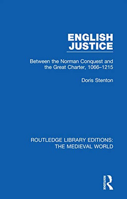 English Justice (Routledge Library Editions: The Medieval World)