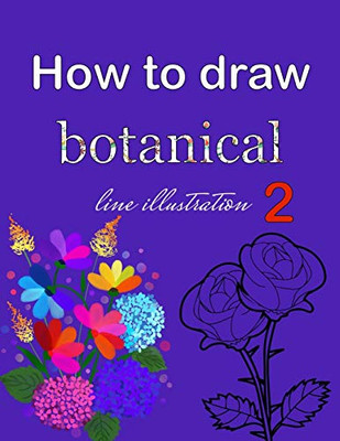 How to draw botanical line illustration 2