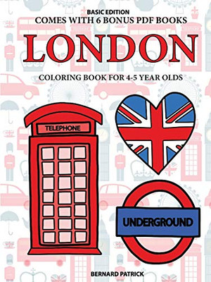Coloring Book for 4-5 Year Olds (London) - 9780244262983
