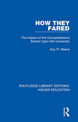 How They Fared (Routledge Library Editions: Higher Education)