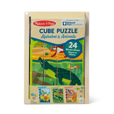 National Parks Wooden Blocks & Cube Puzzle