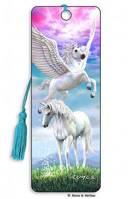 Royce 3D Bookmark - Pegasus & Unicorn