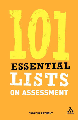 101 Essential Lists on Assessment