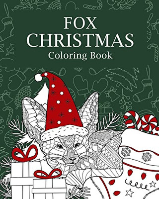 Fox Christmas Coloring Book