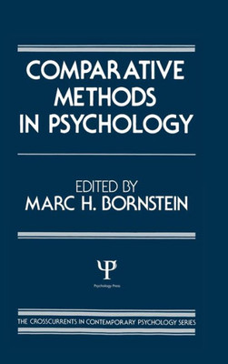 Comparative Methods in Psychology