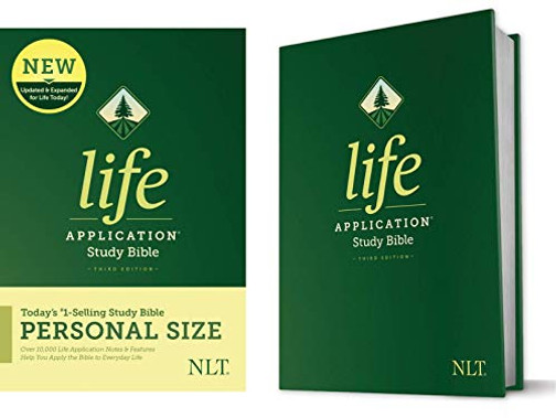 Tyndale NLT Life Application Study Bible, Third Edition, Personal Size (Hardcover)  New Living Translation Bible, Personal Sized Study Bible to Carry with you Every Day
