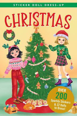 Christmas Sticker Doll Dress-Up Book