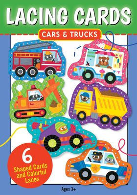 Cars & Trucks Lacing Cards (Set of 6 Cards)