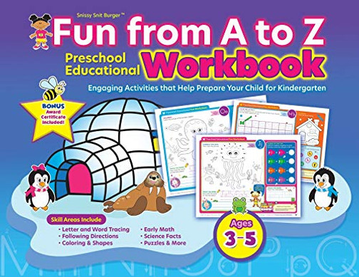 Snissy Snit BurgerÖ Fun From A to Z: Preschool Educational Workbook
