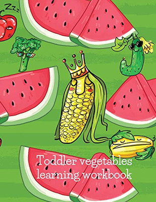 Toddler vegetables learning workbook vegetables