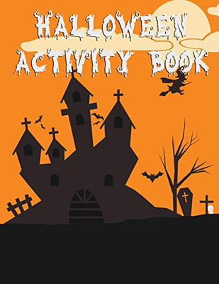 Halloween Activity Book: Hangman Classic Word Game